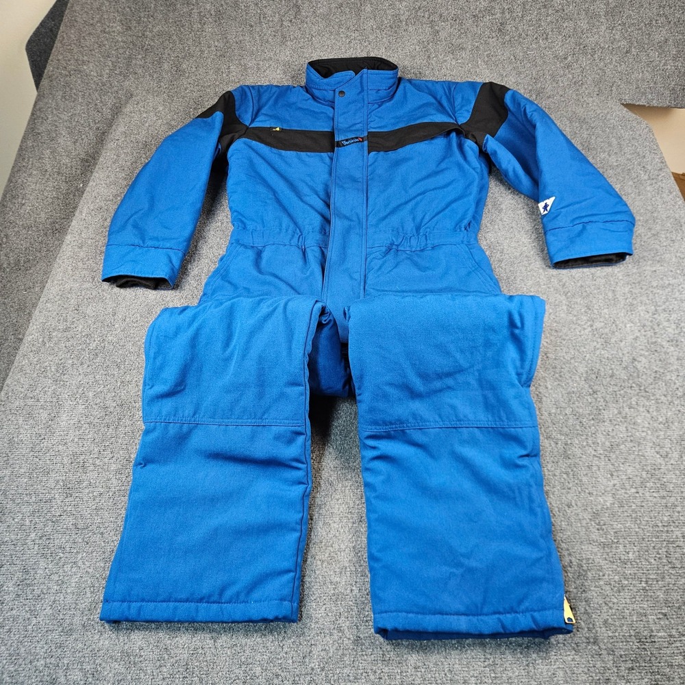 Workrite Benchmark FR Insulated Coveralls Blue Black Medium-R 590NMX60RB USA